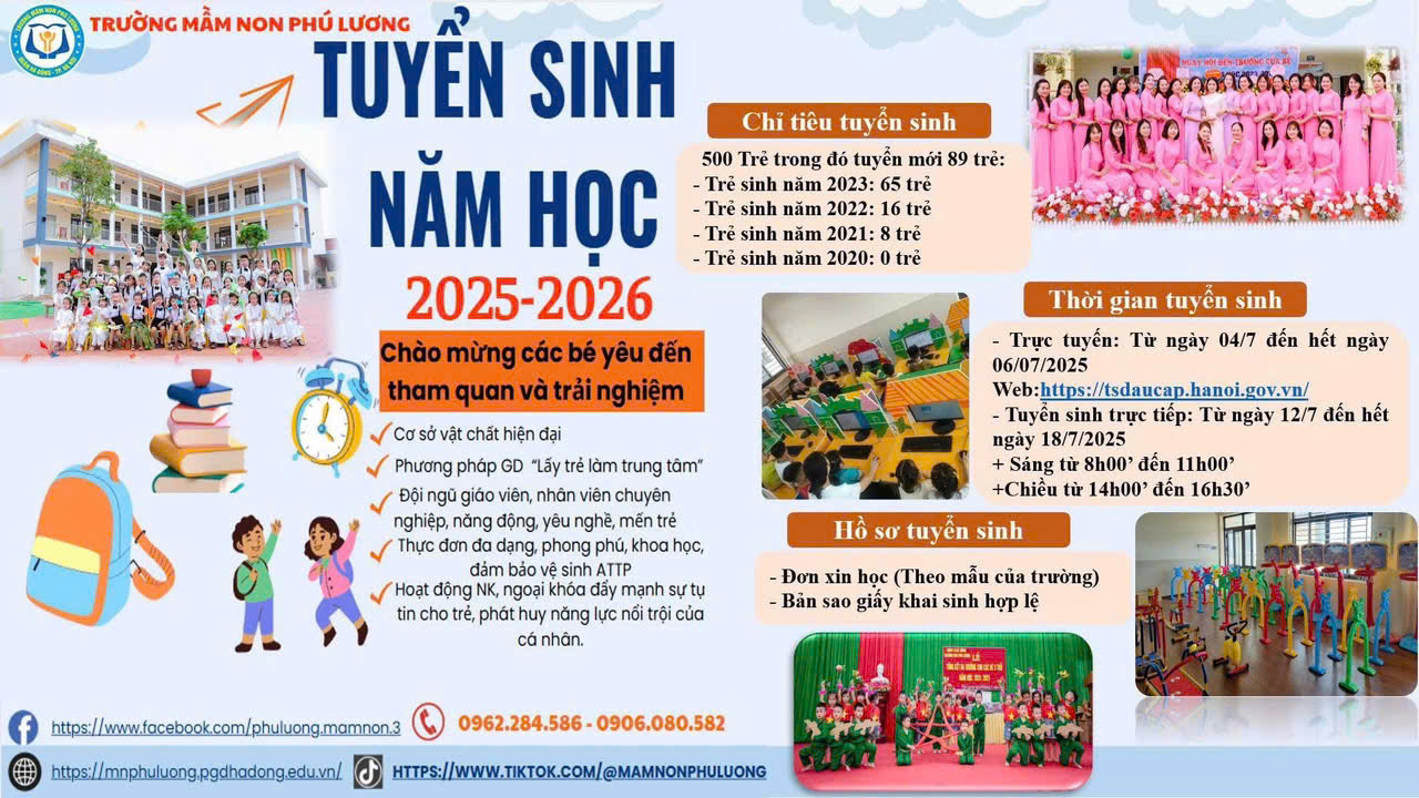 🌟🎈 THÔNG BÁO TUYỂN SINH NĂM HỌC 2025 – 2026 🎈
